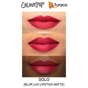 ColourPop Solo Blur Lux Lipstick Matte - Bold Red